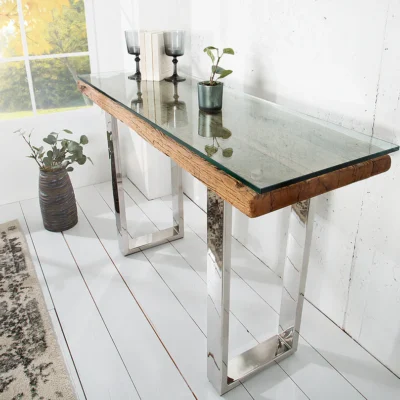 Euphoria Barracuda – konzolový stolík z teakového dreva 120 cm