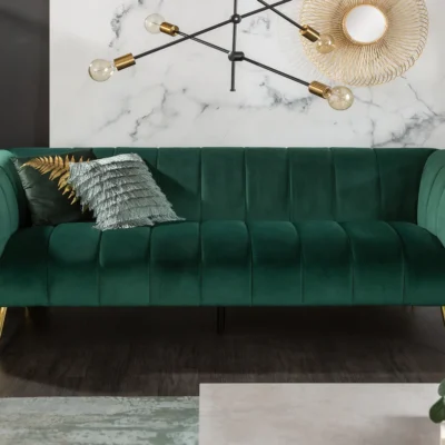 Trojmiestná pohovka NOBLESSE 225 cm smaragdovo zelená