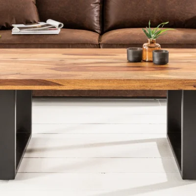 Konferenčný stolík Iron Craft 100cm Sheesham 45mm