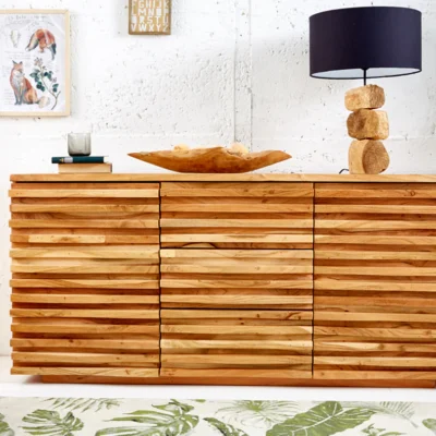 Komoda RELIEF 160 cm z akáciového dreva