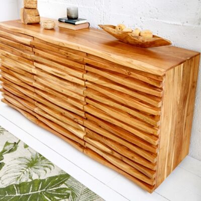 Komoda RELIEF 160 cm z akáciového dreva