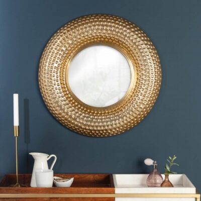 Zrkadlo Orient okrúhle 60cm zlaté