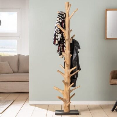 Stojan na kabáty Strom 170cm prírodný