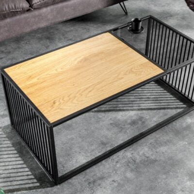 Konferenčný stolík Architecture 100cm vzhľad divokého dubu