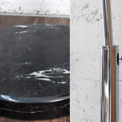 Stojacia lampa Big Bow 170-180cm ľanová čierna