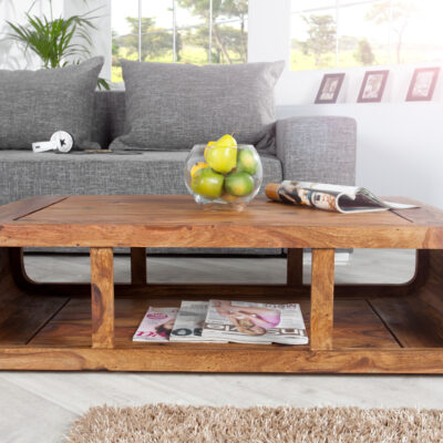 Konferenčný stolík Curved II 100cm Sheesham