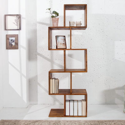 Policový regál Makassar 150cm Sheesham