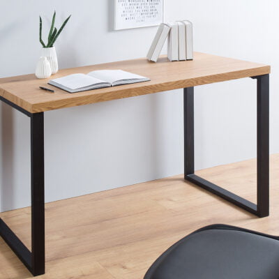 Písací stôl Dub Písací stôl 120cm čierny dub