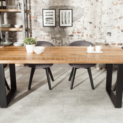 Jedálenský stôl 180cm Iron Craft natural mango