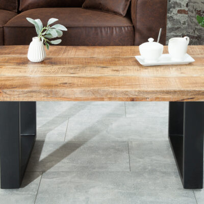 Konferenčný stolík Iron Craft 100cm natural Mango