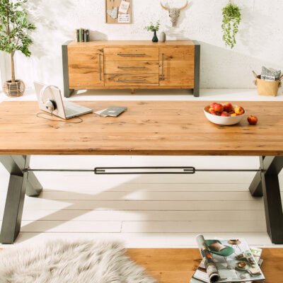 Jedálenský stôl Thor 200cm dub divoký 55mm