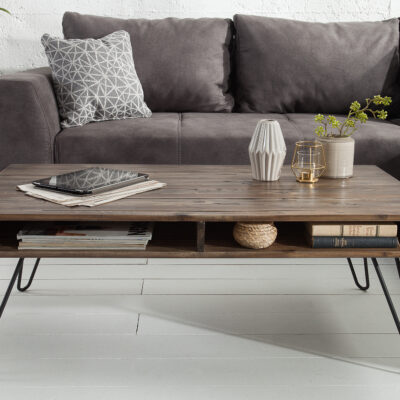 Konferenčný stolík Scorpion 110cm sivá akácia