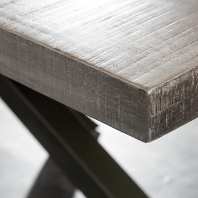 Jedálenský stôl Galaxy 200cm mango sivá