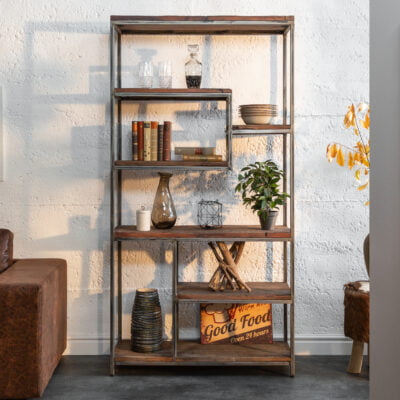 Policový regál Barracuda 186cm recyklované drevo