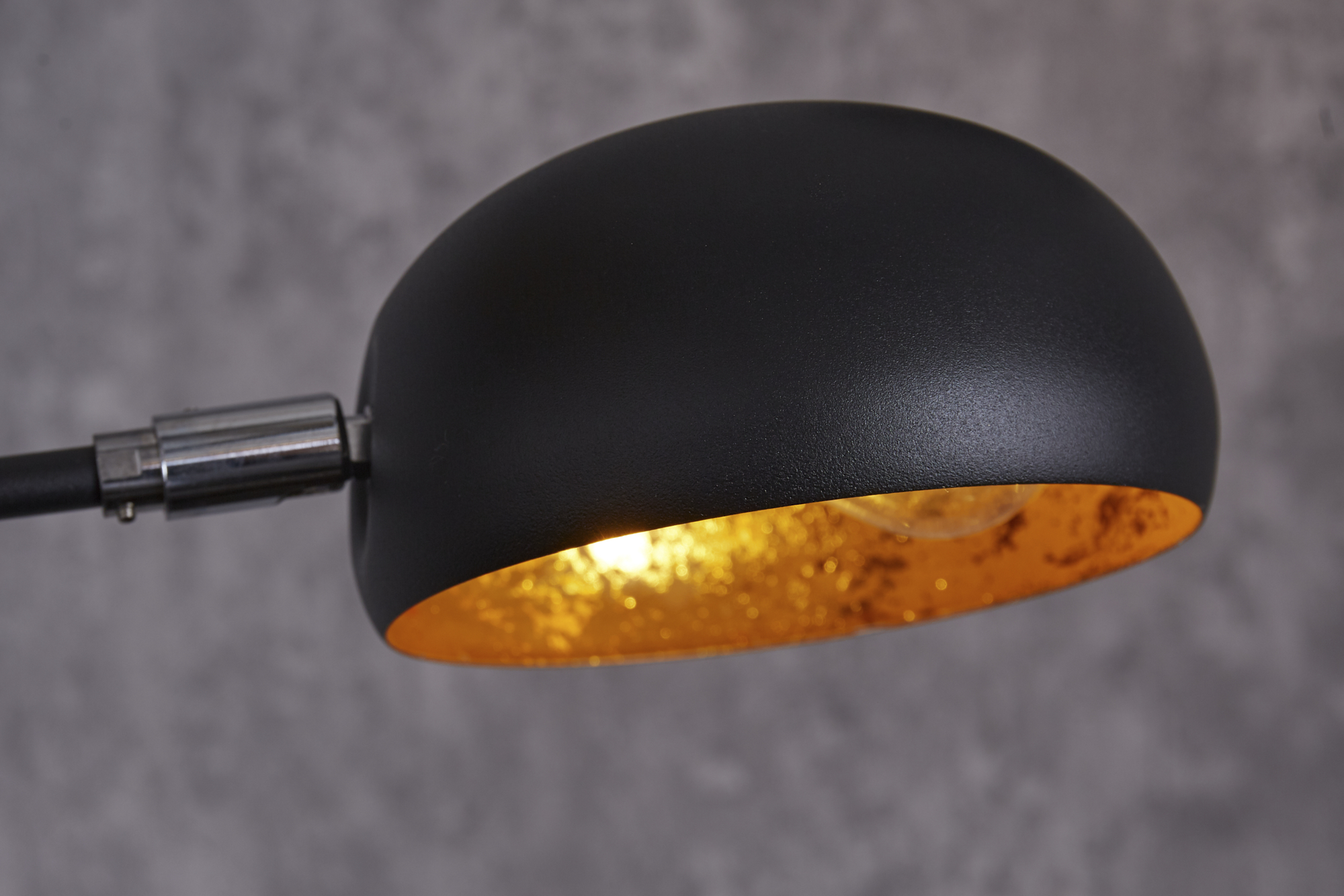 Stojacia lampa Five Lights black gold – Obrázok 4