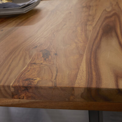 Jedálenský stôl Iron Craft 200cm Sheesham 45mm