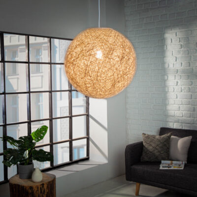 Závesné svetlo Cocooning biele 45cm