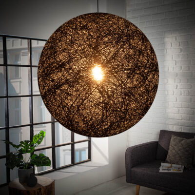 Závesné svetlo Cocooning black 60cm