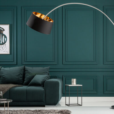 Stojacia lampa Forma black gold