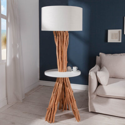 Stojacia lampa Servant 153cm longan wood