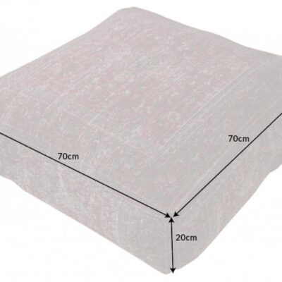 Vankúš na podlahu Old Marrakech 70cm červený