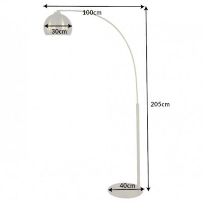 Stojacia lampa Big Bow 205cm zlatá