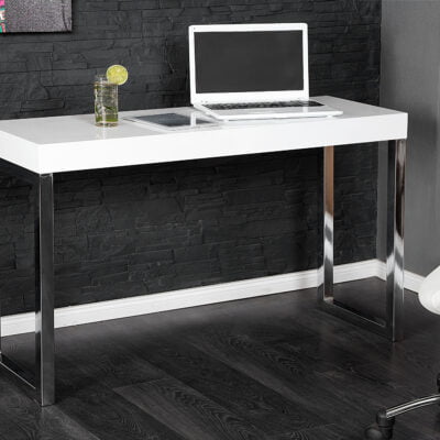 Stôl pod notebook White Desk 120x40cm white