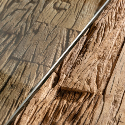 Jedálenský stôl Barracuda X 220cm natural so sklom