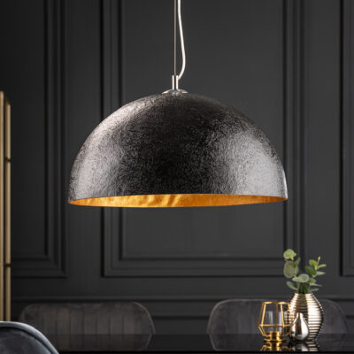 Závesné svetlo Žiarivé čierne zlato 50cm