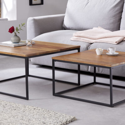 Konferenčný stolík Elements sada 2 stolíkov 65-75cm