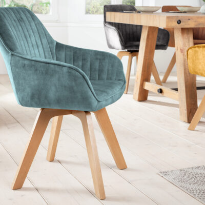 Stolička Livorno benzín zamatová otočná