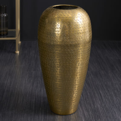 Váza Arga Orient50cm zlatá tepaná