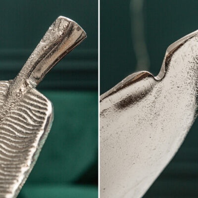 Miska Silver Leaf 60cm strieborná