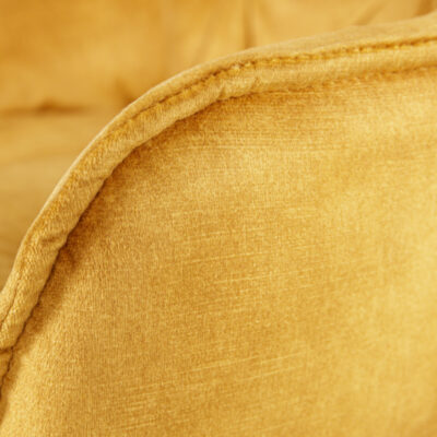 Barová stolička Milano horčicová žltá zamat