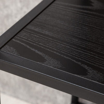 Polica Slim Line 115x80cm čierny jaseň