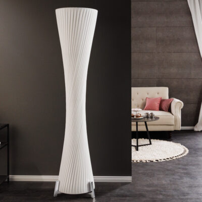 Stojacia lampa Paris 180cm biela