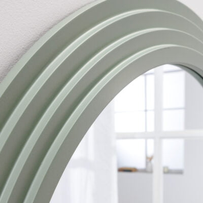 Nástenné zrkadlo Art Deco 160cm šalvia zelená