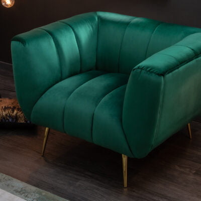 Kreslo Ablesse smaragdovo zelené