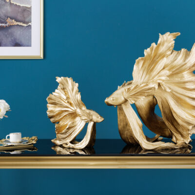 Ozdobná rybka Crowntail 35cm zlatá