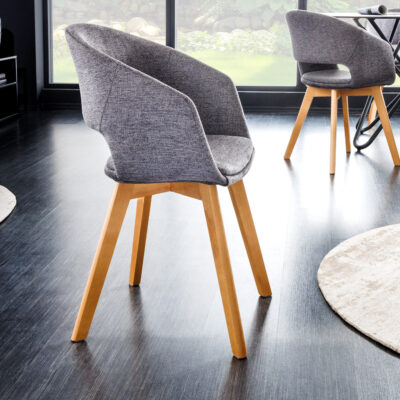 Stolička Nordic Star sivý dub