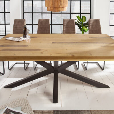 Jedálenský stôl Galaxy 200cm borovica 60mm prírodná