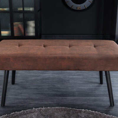 Lavica Boutique 100cm hnedá