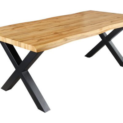 Jedálenský stôl Divoký 180cm vzhľad divoký dub 50mm