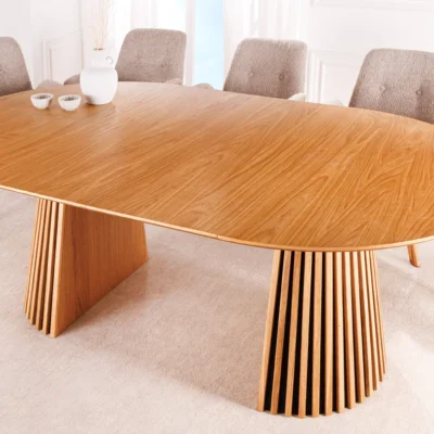 Rozťahovací jedálenský stôl Ali Wood 120-160-200 cm prírodný dub