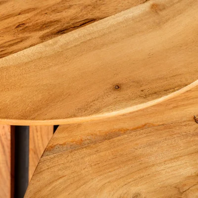 Konferenčný stolík VALHALLA Sada 2 kusov, akáciové drevo, prírodný