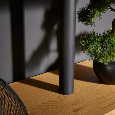 Polica SNAKE 165cm dubový vzhľad