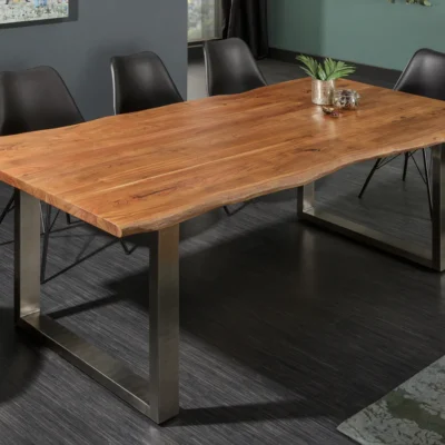 Jedálenský stôl MAMMUT 200 cm, doska stola 35 mm, akáciové drevo