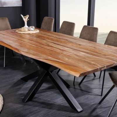 Jedálenský stôl MAMMUT 200 cm 35 mm sheeshamové drevo