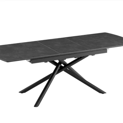 Jedálenský stôl MIKADO 180-230 cm rozkladací s keramickou doskou z grafitového mramoru