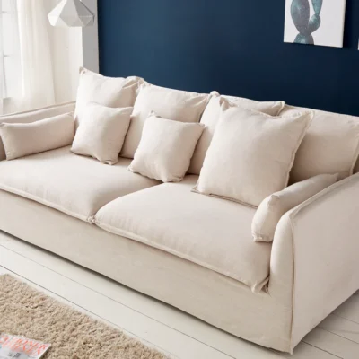 Trojmiestna pohovka HEAVEN 200cm - bežová látka